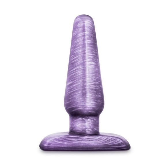 Eden PVC Anal Plug with Tapered Design & Flexible Base, Purple