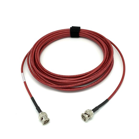 15ft AV-Cables HD SDI Mini RG59 Cable, BNC-BNC Belden 1855 Cable- Red