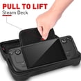 thumbnail image 6 of Handheld Game Console Storage Bag Shockproof Organizer Wear-resistant Travel Carry Case for Steam Deck, 6 of 6