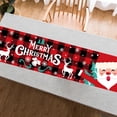 thumbnail image 4 of TIMIFIS Pleated Tablecloth Santa Claus Table Flag Printed Rectangular Tablecloth Christmas Party Table Flag Tablecloth Home Decoration Adapts to Various Decoration Styles Home Decoration, 4 of 6