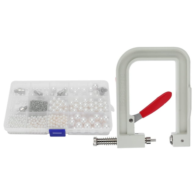 Presse à Main Perle Setting Machine, Perle Setting Machine Kit Bricolage Perle Setting Outil Kit Artisanat Décoration Accessoires Compacts et Légers