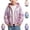 Pink, variant on Kids Metallic Shiny Jacket Boys Sparkly Lightweight Waterproof Raincoat Girls Street Y2K Glitter Windbreaker Rain Jacket