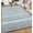 Blue Multi, variant on ZACOO 5'x8' Geometric Stripe Outdoor Rug, Waterproof UV Resistant Patio Mat for Small Deck RV, Black White