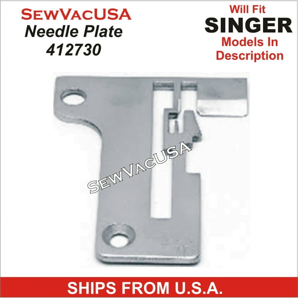 Singer Compatible Serger Needle Plate 412730 Fits 14U See Description