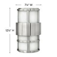 thumbnail image 5 of 2 Light Small Outdoor Wall Lantern In Modern Style 7.25 Inches Wide By 12.5 Inches High-Satin Black Finish-Incandescent Lamping Type Hinkley Lighting, 5 of 5