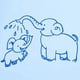 thumbnail image 4 of Foldable Baby Silicone Bib Waterproof Heat Insulation Infant Burp Cloth Placemat SetBlue Bib, 4 of 4