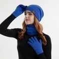 thumbnail image 5 of Winter Set with Earflap Beanie Knit Scarf Gloves Ear Coverfor Windy Days Scarf a Hat Gloves, 5 of 5