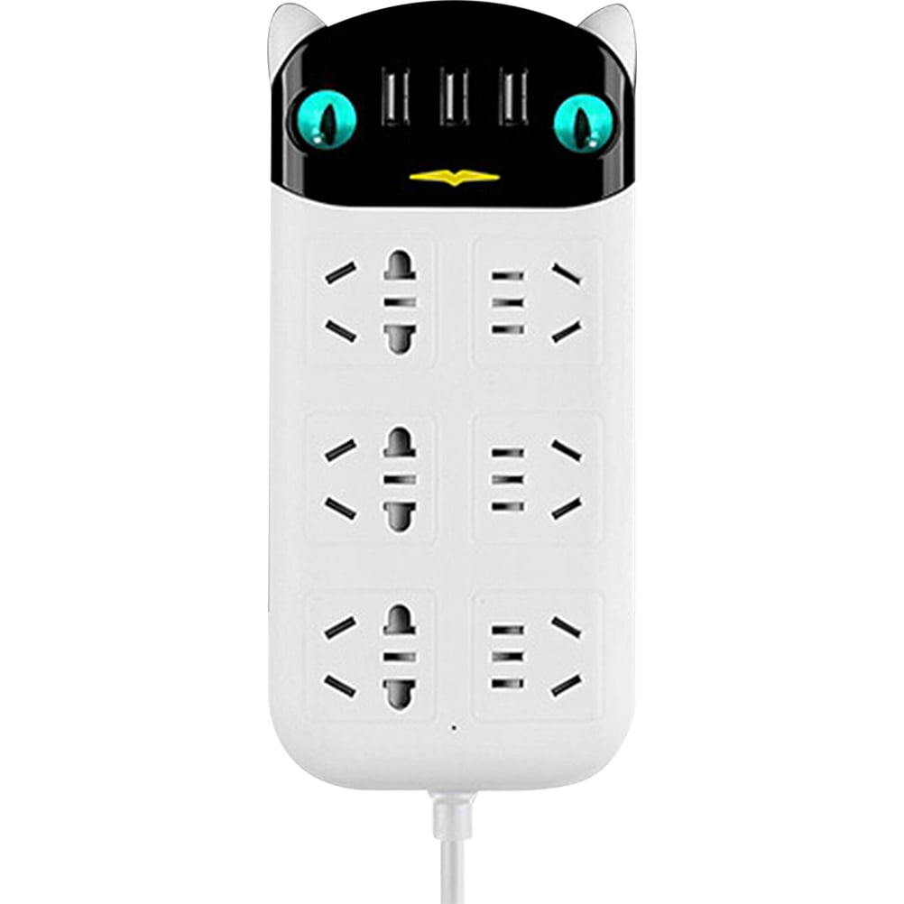 USB Charging Power Board 6hole Outlet Socket Charger Ports Surge Protector Extension Cords