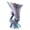 Turquoise, variant on AOOOWER Unique Hand Blown Glass Vases for Flowers Home Decors Colorful Flower Vases
