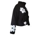 thumbnail image 7 of Zpanxa Women's Winter Coat Long Sleeve Stand Collar Full Zip Front Plush Fleece Jacket with Pockets Warm Soft Outerwear for Women Black S, 7 of 7