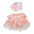 thumbnail image 4 of 2x vestidos de muñecos de peluche, disfraces educativos, decoración práctica, accesorios de modelo, haz tus propias muñecas, ropa para muñecas de 38cm Rosa, 4 of 8
