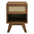 thumbnail image 2 of Modway Soma 1-Drawer Rattan MDF and Particleboard Nightstand in Walnut, 2 of 7