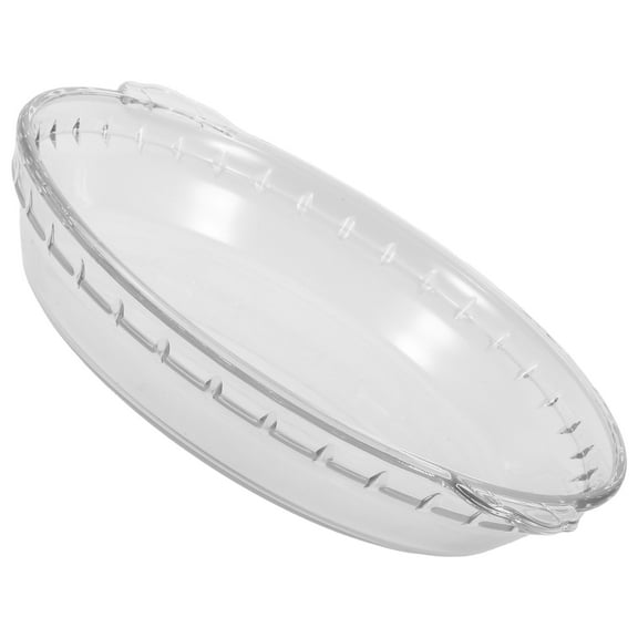 ibasenice Transparent Heat Resistant Glass Microwave Cover Lid for Home Microwave and Oven Use