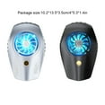 thumbnail image 3 of facefd Mobilephone Radiator Atmosphere Light Professional Gaming Live Streaming Cooling Fan for 4.5-6.5inch Phones with Charging Cable Black, 3 of 5