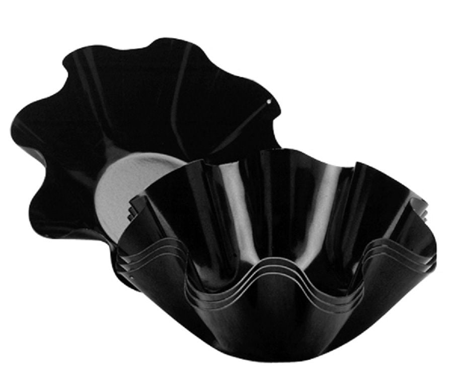 Norpro 4.5" Black Mini Nonstick Tortilla Bread Taco Salad Baker Bowls, Set Of 4 by Norpro