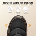 thumbnail image 3 of NORTIV 8 Men's Wide Snow Boots, Insulated Waterproof Slip-On Winter Boots, Lightweight Non-Slip Cushioned Boots for Hiking & Outdoor Wear, 3 of 8