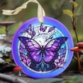 thumbnail image 5 of Butterfly Ceramic Christmas Ornament - Hanging Decoration for Christmas Tree, Gift Exchange or Holiday Presents - Christmas Ornament - Holiday Tree Decoration - Ceramic Keepsake -..., 5 of 6