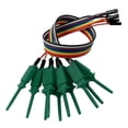 thumbnail image 2 of Línea de clip de de prueba de sonda de analizador lógico de 10 piezas Verde Baoblaze Línea de enlace de prueba de Analizador lógico, 2 of 4