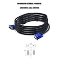 thumbnail image 3 of Cable VGA A VGA VIMI 3 Metros Para Laptop PC proyector, 3 of 10