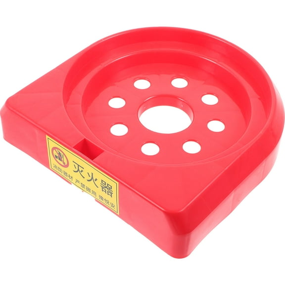 WHAMVOX Plastic Fire Extinguisher Base Floor Fire Extinguisher Holder Powder Fire Extinguisher Bracket