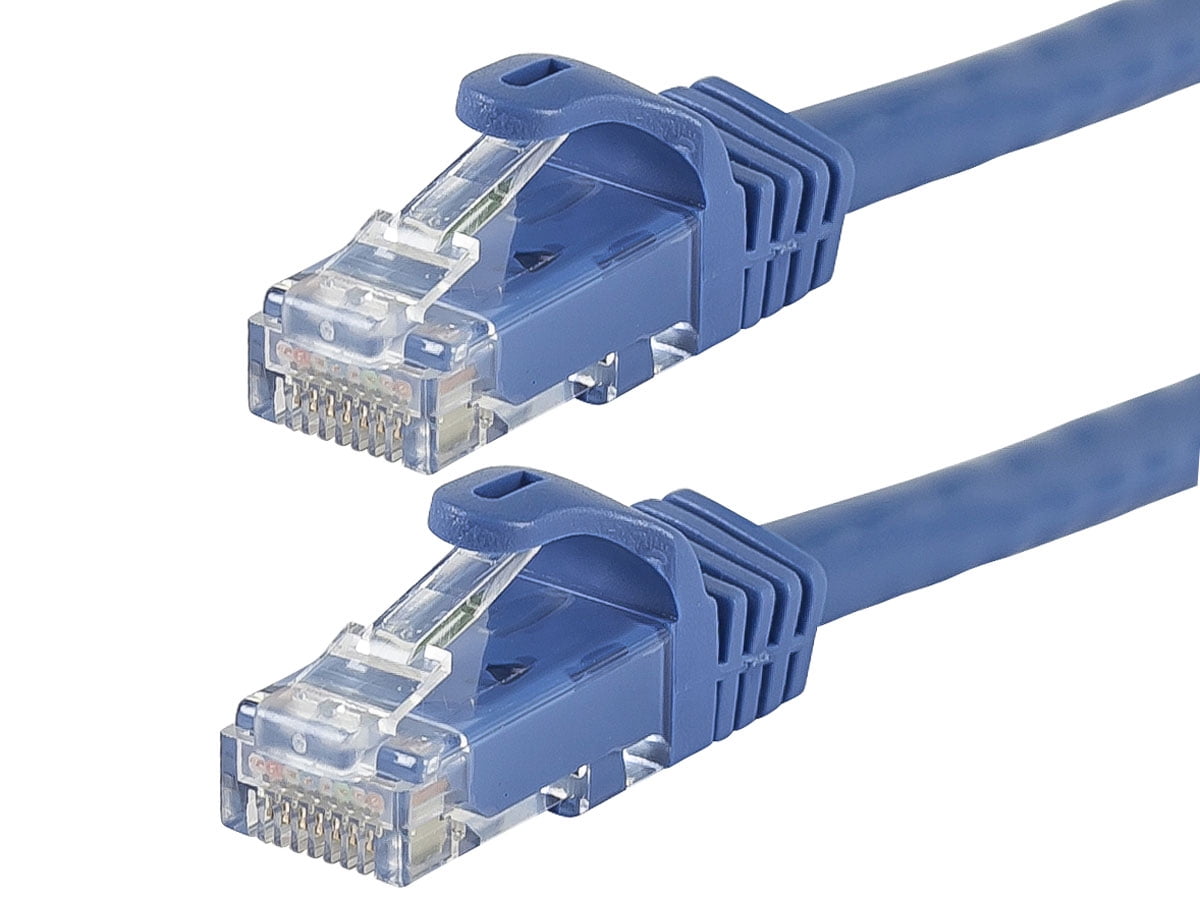 Monoprice 100FT Cat5e 350MHz UTP Ethernet Network Cable Blue