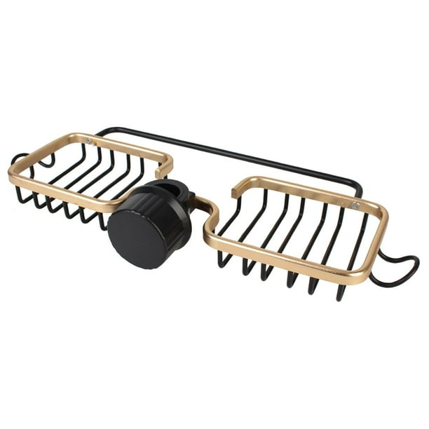 Escurridor de Jabón, Organizador de Cestas, Soporte de Aluminio para Grifo, Escurridor de Multifunción, Ranura para Guardar Esponjas