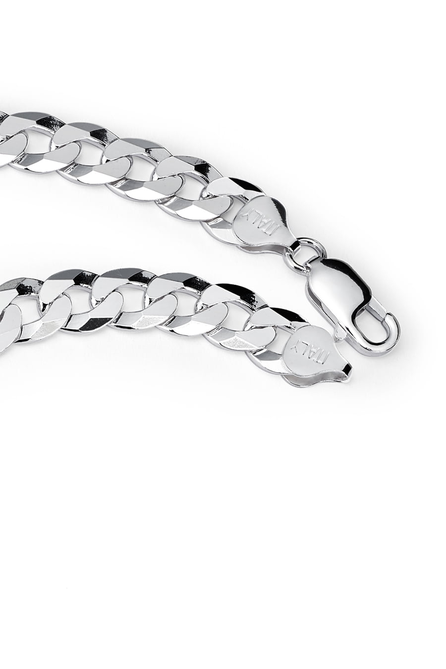 Men's 9MM Sterling Silver 925 Italian 