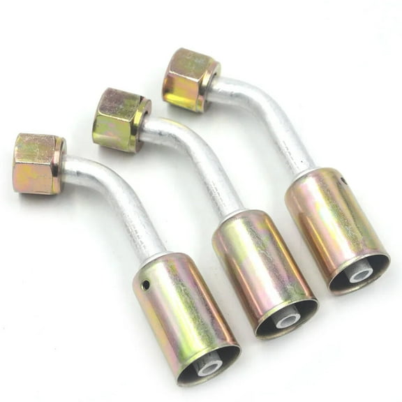 R12 AC A/C Fitting Female Orubg 45 Degree #6 NUT 5/8-18UNF O-Ring Standard Hose