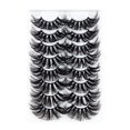 thumbnail image 1 of Pestañas Postizas, Pestañas Esponjosas, Pestañas Largas Reutilizables Para Mujeres, Niñas, Accesorios De Maquillaje Para Mujeres 8 Pares Kearding CE006309-00, 1 of 6