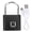 Black, variant on Rupoun Smart Fingerprint Padlock USB Rechargeable Security LED Lock for Backpack Luggage Cabinet Silver 11 inches / 27.9 cm