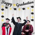 thumbnail image 3 of Glitter Happy Graduation Banner - No DIY, Happy Graduation Sign For Graduation Party Decorations 2024 | Gold and Black Graduate Banner, Graduation Decorations Class Of 2024, 3 of 8