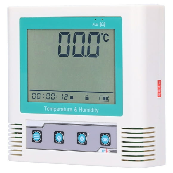 USB Temperature Recorder, DC5V Temperature Data Logger ABS Storage Function For Computer Room For Office