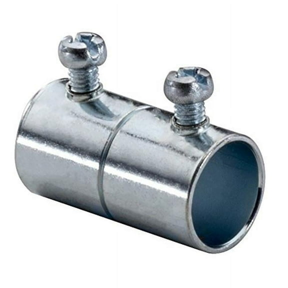 Emt Coupling Set Screw Type 1.50 in. - Steel