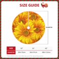 thumbnail image 2 of Rateoe 3D Sunflowers Pattern Christmas Tree Skirt with Ties , Christmas Tree Decorations, Farmhouse Christmas Decor Xmas Holiday Decorations-30", 2 of 6