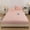 Pink_Base#146750, variant on Fitted Sheet Set with Pillowcases - Soft, Breathable Polyester Bedding in Multiple Colors for Queen & Full Size Beds