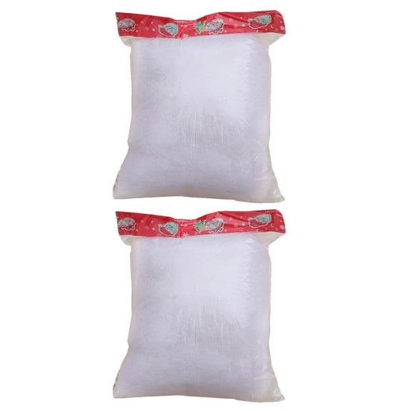Raindrops 2 Bags Christmas Cotton Snow Props Fake Snow Decorative Snow Artificial Snow