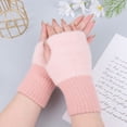 thumbnail image 2 of YooGuoGuo Winter Women TouchScreen Half Finger Gloves Fluffy Imitation Mink Fingerless Gloves Stretchy Hand Wrist Arm Warmer Warm Mittens, 2 of 6