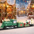 thumbnail image 6 of Qdahuk Christmas Train Set Mini Electric Musical Locomotive with Lights Santa Claus Snowman Carriages Automatic Track Toy Holiday Party Children Gift Xmas Decoration for Tree Indoor Home, 6 of 6