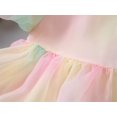 thumbnail image 6 of Flower Girl Dress Organza Toddler Dresses Puff Sleeve & Bow Bcak Girls Princess Dress for Wedding Birthday Party, 6 of 7