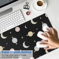 thumbnail image 4 of Long Mouse Pads for Desk,Black Planet Moon Pattern Desk Mats on Top Of Desks, Desk Mouse Pad Extra Large with 3mm Non-Slip Base and Stitched Edge for Gaming,Office,Work,Home 31.5"x11.8", 4 of 6