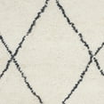 thumbnail image 6 of SAFAVIEH Casablanca Anderson Geometric Wool Shag Runner Rug, Ivory/Grey, 2'3" x 8', 6 of 7