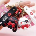 thumbnail image 5 of Keychain for Women Star-Moon Rabbit Key Ring Demon Rabbit Charm Bag Accessory Lovers Best Friend Gift, 5 of 5