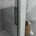 thumbnail image 4 of LiviNest 48x72 Sliding Shower Door Combo: Semi-Frameless Tempered Glass Enclosure with 48x32 White Acrylic Base - Compact Corner Design for Small Bathrooms & Space-Saving Installation, 4 of 6