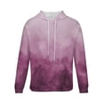 thumbnail image 4 of Enjoytime Mens Lightweight Hoodie Long Sleeve Drawstring Casual Pullover Tops Fashion Gradient Loose Sweatshirts Fall Winter Plus Size Clothes Pink M, 4 of 5