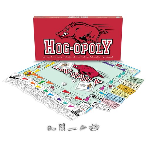University of Arkansas Hogopoly Board Game by FA