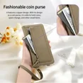 thumbnail image 4 of Zipper Wallet with Mirror Card Holder Crossbody Lanyard Phone Case For iPhone 16 Pro Max 15 Plus 14 13 12 16e PU Leather Cover, 4 of 26