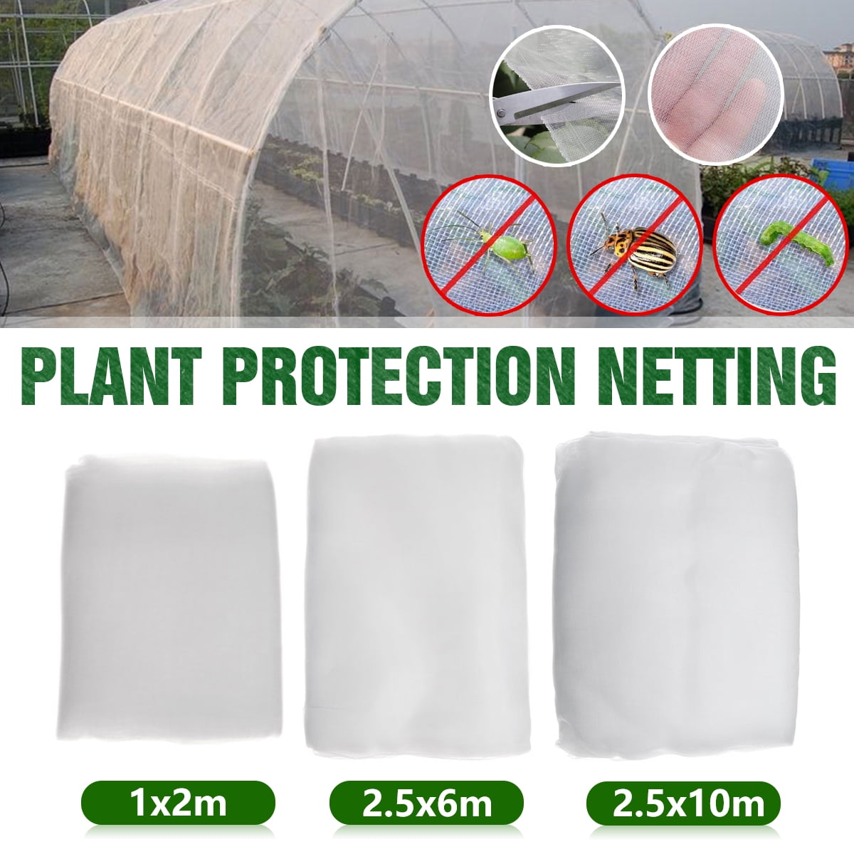 Agfabric® 6.5FT*15FT Insect Netting,Pests Netting Protective for Plant Crops 