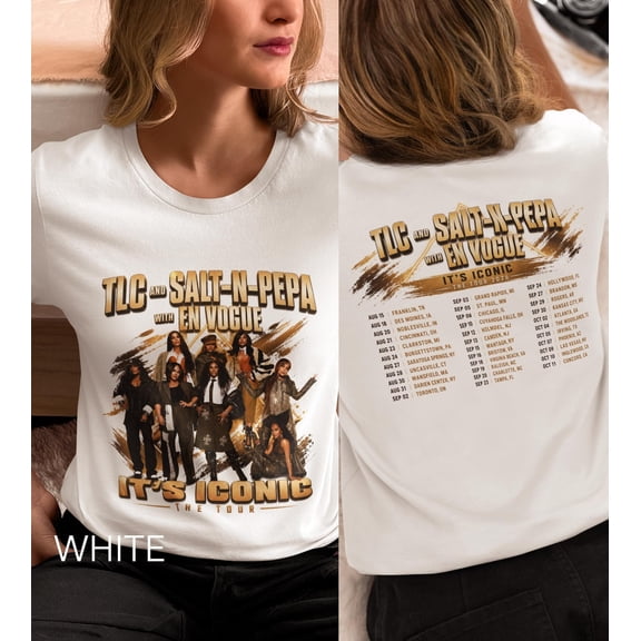 TLC Salt-N-Pepa Tour 2026 T-Shirt, It's Iconic Tour Tee