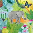 thumbnail image 2 of Great Art Now The Big Jungle I by Farida Zaman, Framed Wall Art, 14W x 14H, 2 of 3