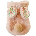 thumbnail image 1 of Bangcool Pet Clothes Rabbit Design Warm Cute Thick Cat Party Clothes Puppy Winter Outfit, 1 of 9